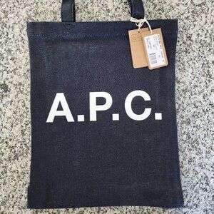 NWT - A.P.C. Lou Denim Tote Bag – Effortless Everyday Utility in Indigo 💙👜